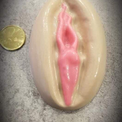 Large Chocolate Vagina Cake Topper