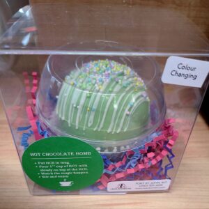 Color Changing Green Hot Chocolate Bomb