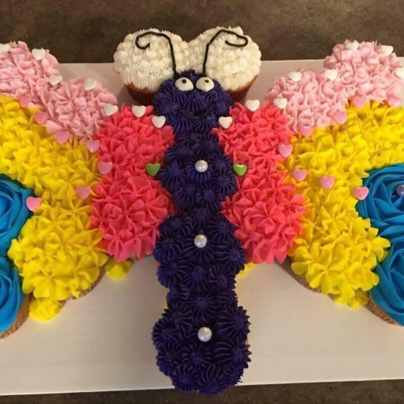 2 dozen Butterfly Cupcake Cake