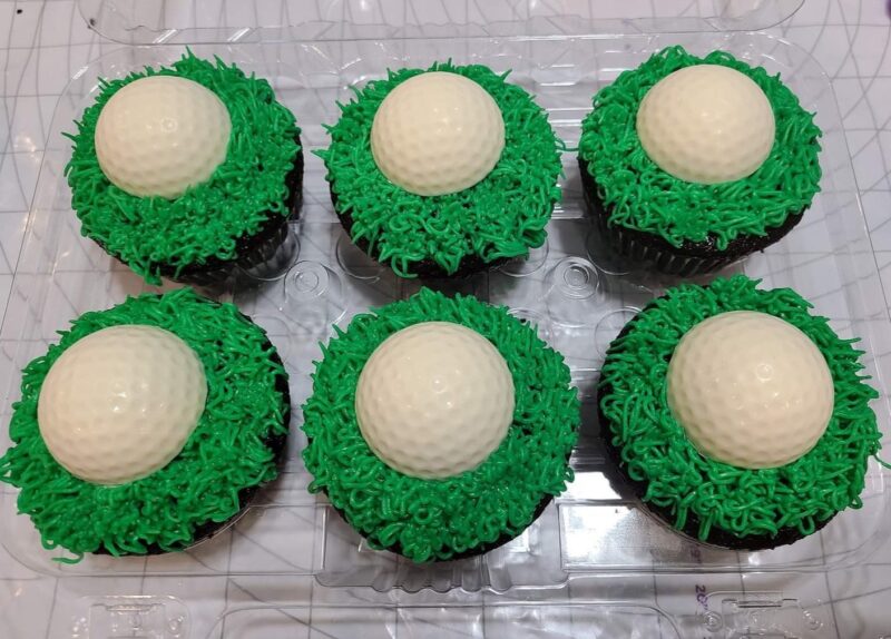 1 dozen Golf Ball Cupcakes