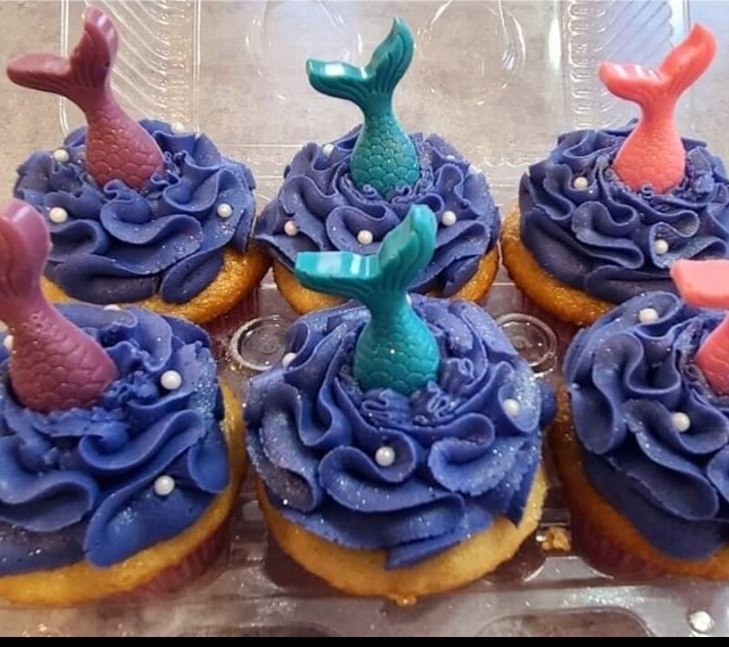 1 dozen Mermaid Cupcakes