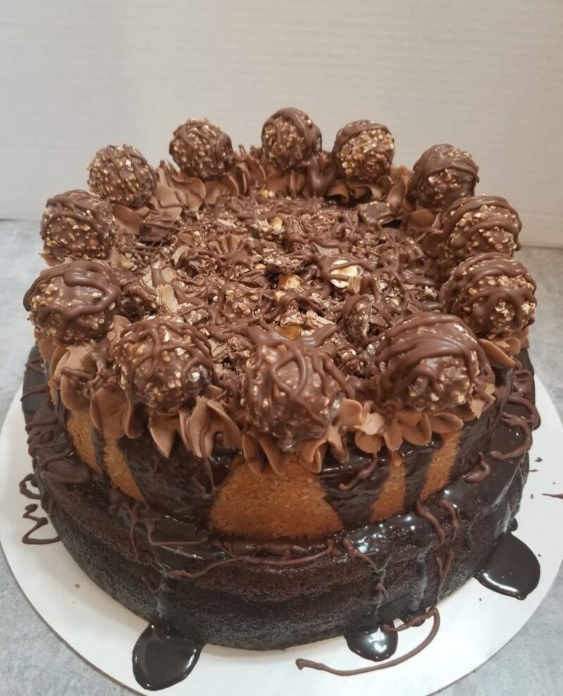 10" Ferrero Cheesecake