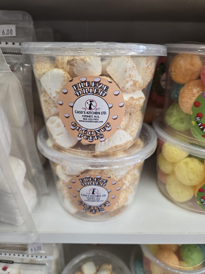 Freeze Dried Coconut Puffs 16 oz container