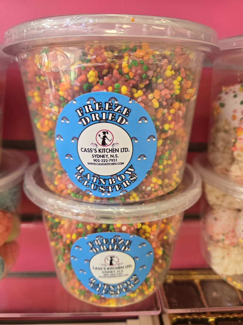 Freeze Dried Rainbow Clusters 16 oz container Copy