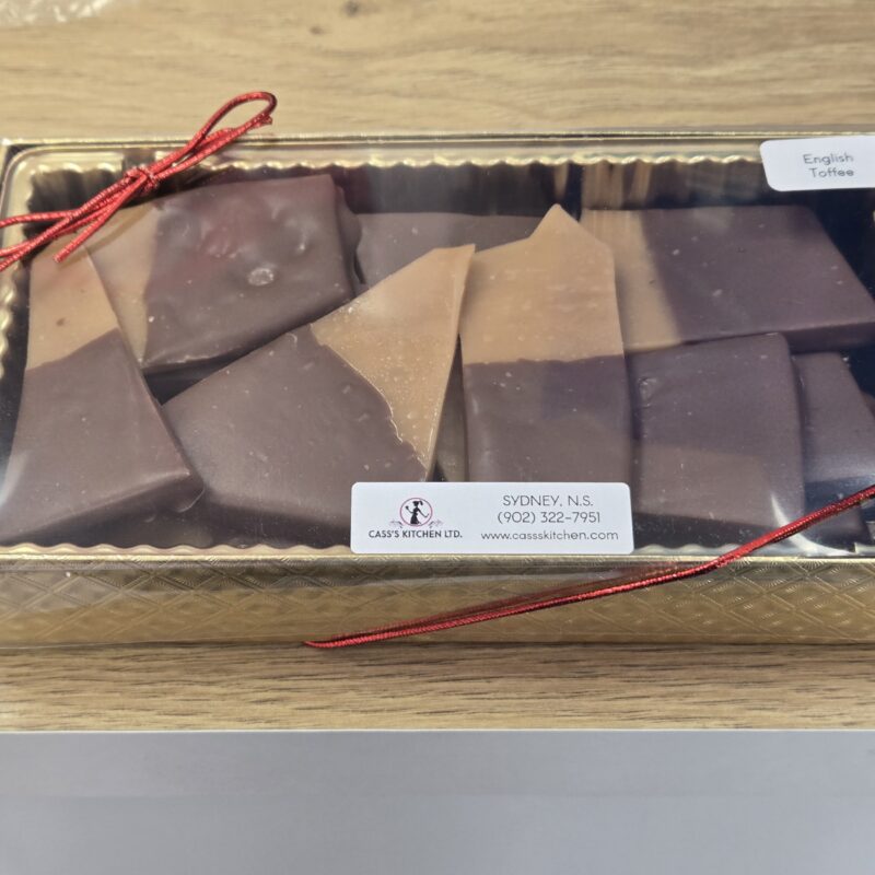 English Toffee Dipped in Milk Chocolate