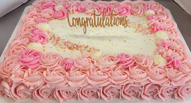 1 layer 1/2 slab cake - Image 2