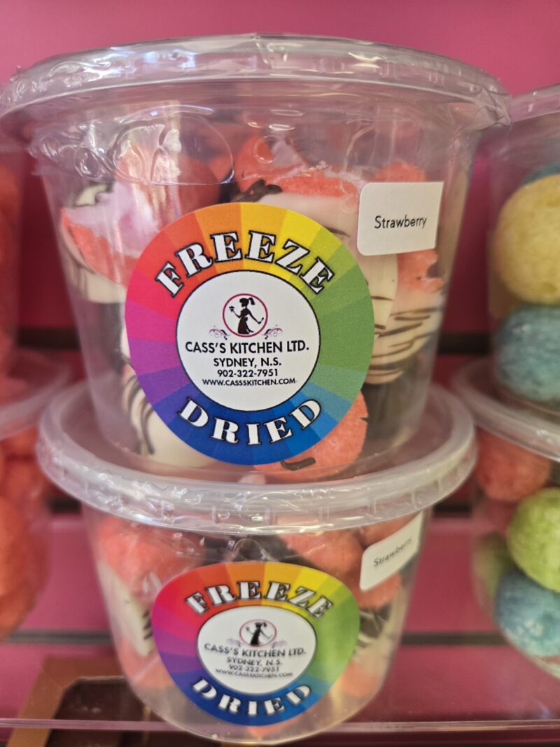 Freeze Dried Chocolate Dipped Strawberry Marshmallows