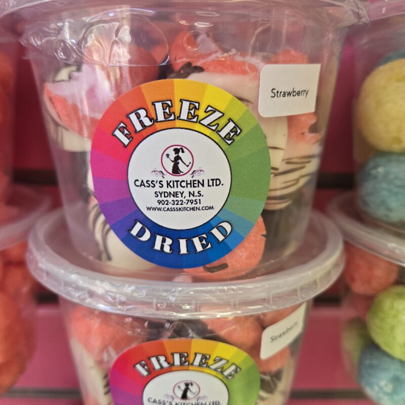 Freeze Dried Chocolate Dipped Strawberry Marshmallows