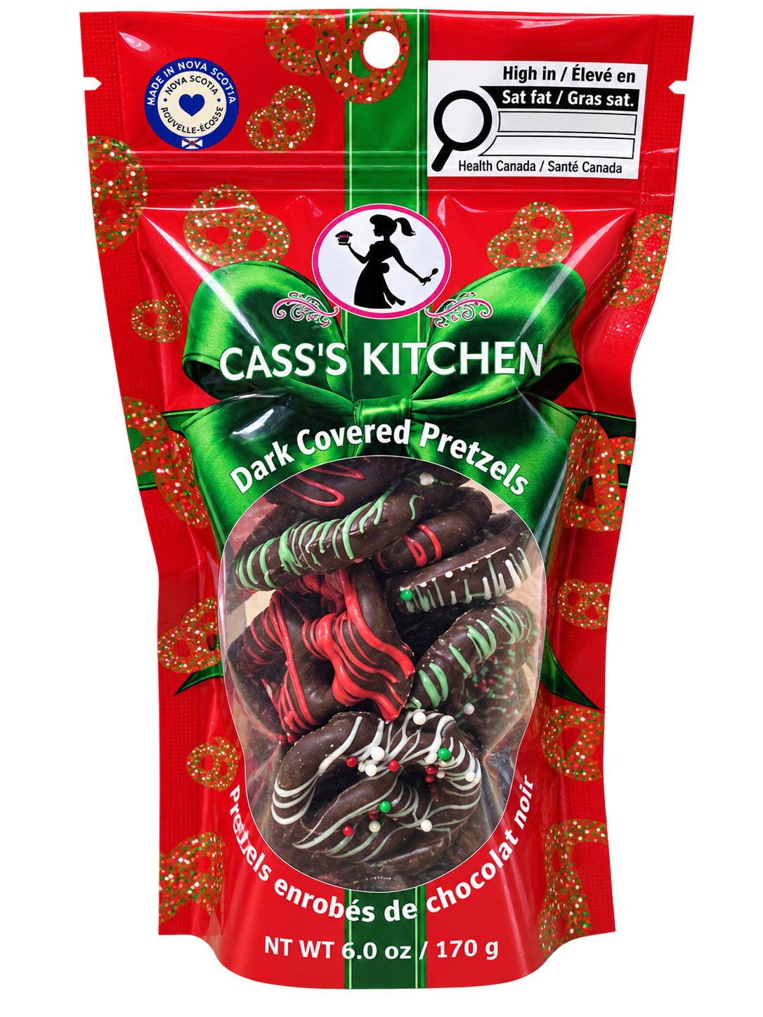 Christmas Pretzel Bag